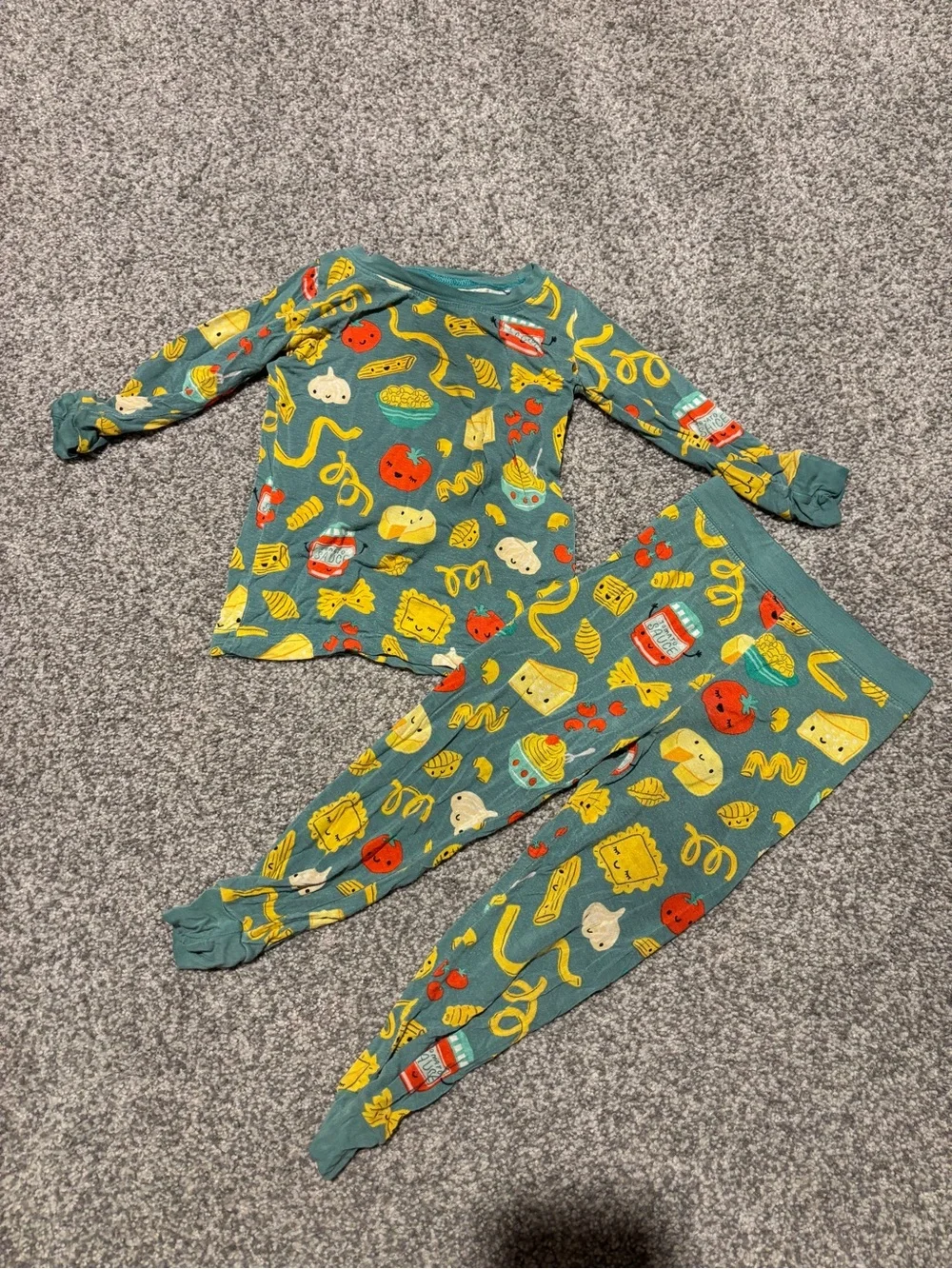 Little Sleepies Pasta Party - Long Sleeve & Pants (12-18 mo)
